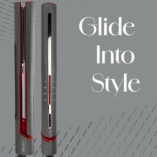 CHI Lava Glide Hairstyling Iron – Keramik-Glätteisen für seidig glattes Haar & langanhaltenden Glanz, 1 Zoll