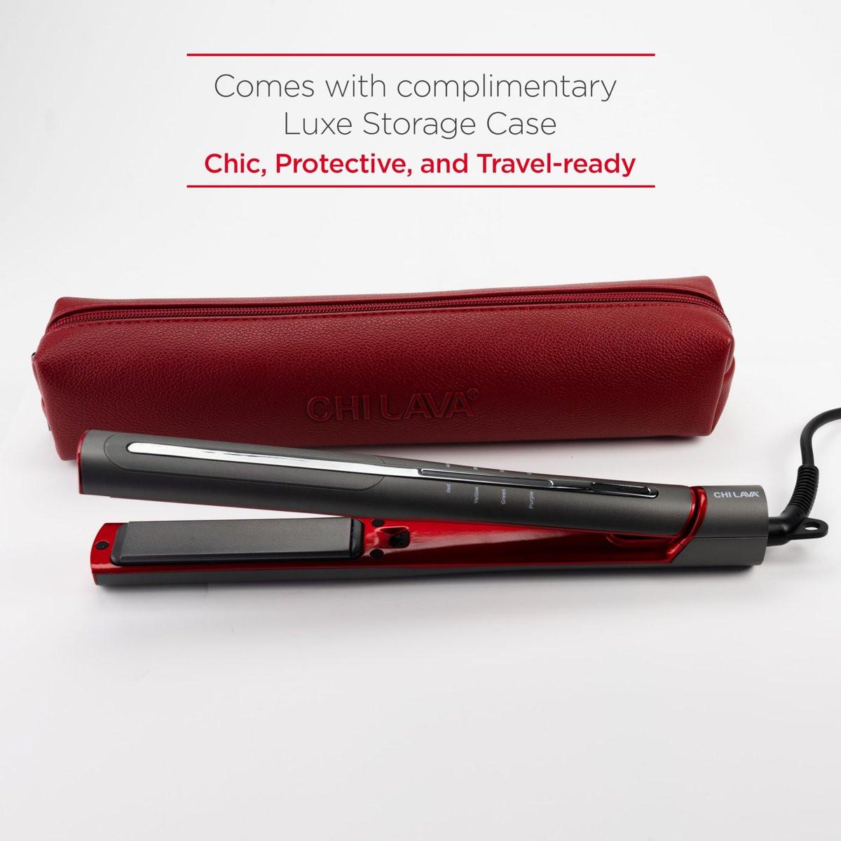 CHI Lava Glide Hairstyling Iron – Keramik-Glätteisen für seidig glattes Haar & langanhaltenden Glanz, 1 Zoll
