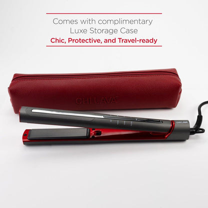 CHI Lava Glide Hairstyling Iron – Keramik-Glätteisen für seidig glattes Haar & langanhaltenden Glanz, 1 Zoll