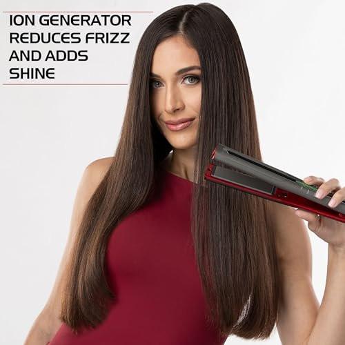 CHI Lava Glide Hairstyling Iron – Keramik-Glätteisen für seidig glattes Haar & langanhaltenden Glanz, 1 Zoll