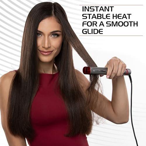 CHI Lava Glide Hairstyling Iron – Keramik-Glätteisen für seidig glattes Haar & langanhaltenden Glanz, 1 Zoll
