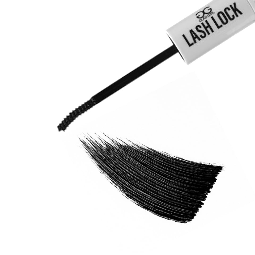 GladGirl Lash Lock Bond & Seal – Dual-Ended Wimpernkleber & Versiegelung, Latexfrei & Wasserfest, Lang anhaltender Halt für DIY Wimpernverlängerungen & Clusters, Schwarz, 8 ml