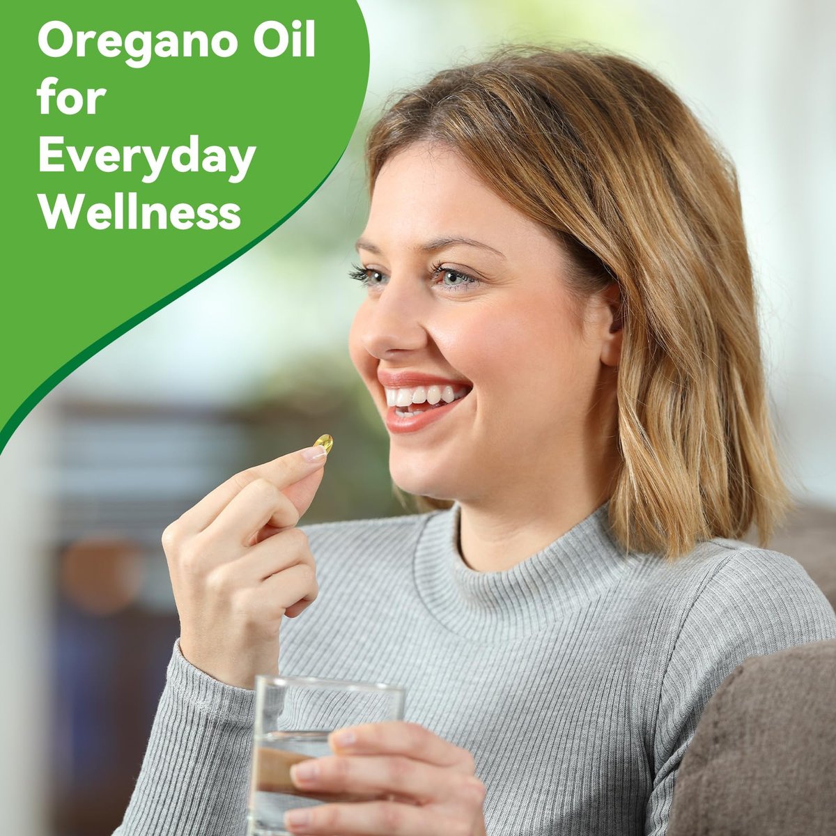Oreganoöl mit Schwarzkümmelöl, 6000 mg Oreganoöl Kapseln Bio mit Carvacrol & Thymochinon, 2-in-1 Nahrungsergänzungsmittel für die Immunabwehr, Nicht-GVO, Leicht zu Schlucken, 2 Flaschen, Insgesamt 120 Softgels