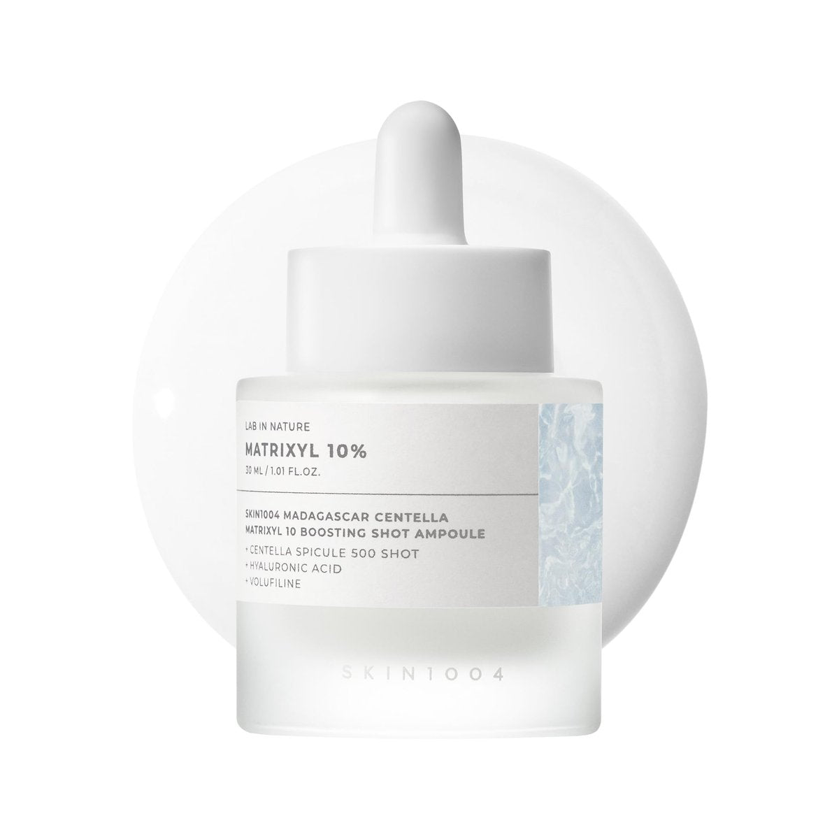 SKIN1004 Matrixyl 10% Boosting Shot Ampulle – Volufiline & Hyaluronsäure Serum für tiefe Feuchtigkeit & Festigung, Feuchtigkeitsvolumenpflege für die Augenpartie, Koreanische Hautpflege, 30 ml