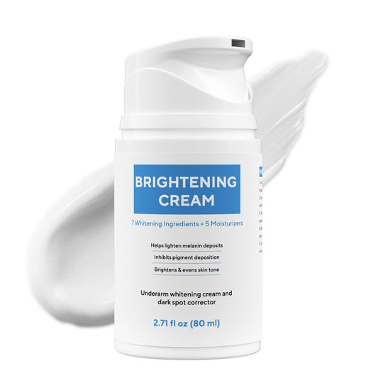 Hautaufhellungscreme, Fleckenentferner für Körper und Gesicht, 80 ml Hautaufhellungscreme mit Vitamin C für Intimbereich, Achseln, Innenseiten der Oberschenkel, dunkle Ellbogen und Knie, Bikini-Zone