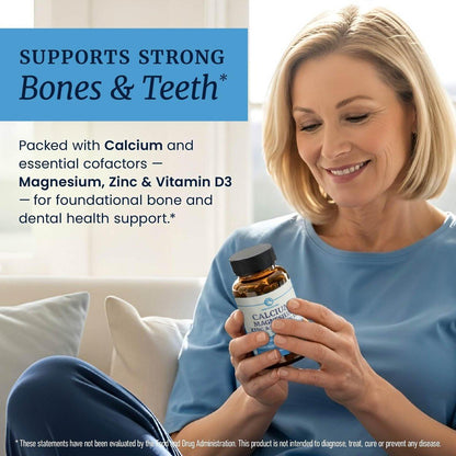 Calcium Magnesium Zink D3 Kapseln | Starke Knochen, Gesunde Zähne & Immununterstützung | Calciumcitrat, Magnesium und Zink mit Vitamin D3 | 4-in-1 Cal Mag Supplement | 90 Tabletten (1 Monatsvorrat)