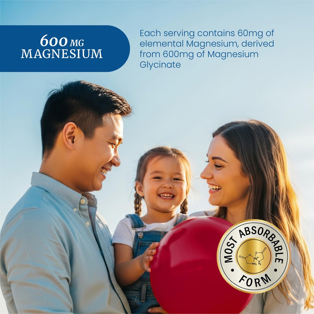 Magnesium Glycinat Gummies 600 mg | Schlaf, Ruhe & Entspannung | 60 mg elementares Magnesium pro Portion | Traubengeschmack, glutenfrei | Hoch absorbierbare Magnesium Gummis für Frauen, Männer & Familie | 60 Stück
