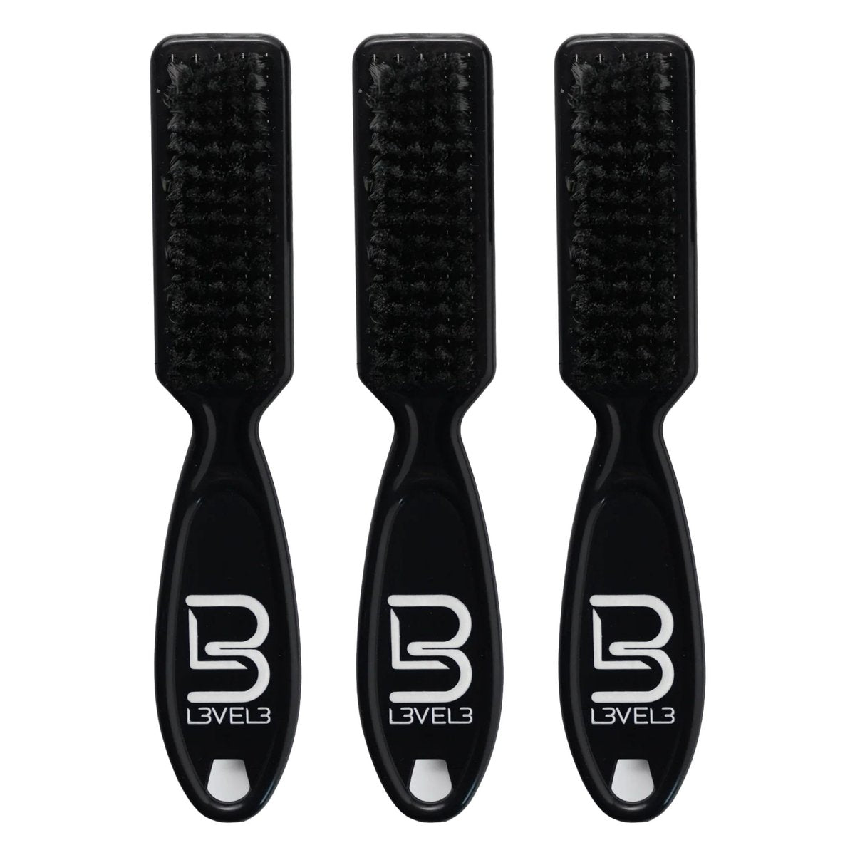 Level 3 Fade Brush Set - Barber Bürstenset für Fades und Lineups - Essentielles Barber Werkzeug - 3 Stück