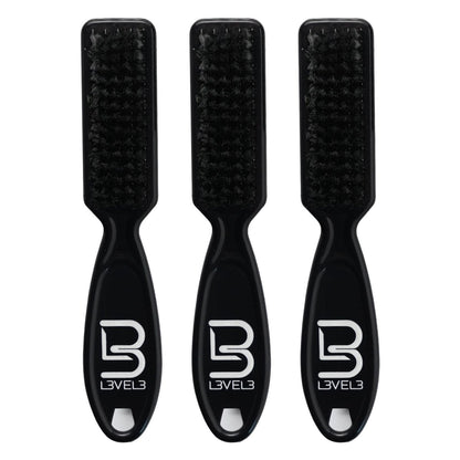 Level 3 Fade Brush Set - Barber Bürstenset für Fades und Lineups - Essentielles Barber Werkzeug - 3 Stück