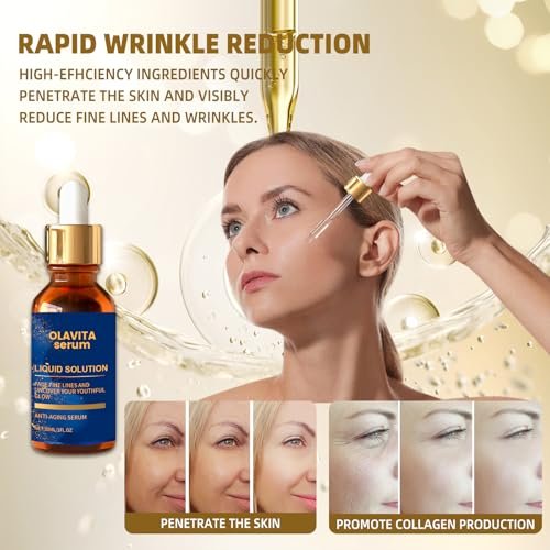 Olavita Serum – Anti-Aging Gesichtsserum mit Vitamin C & E für jugendlichen Glow