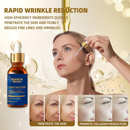 Olavita Serum – Anti-Aging Gesichtsserum mit Vitamin C & E für jugendlichen Glow