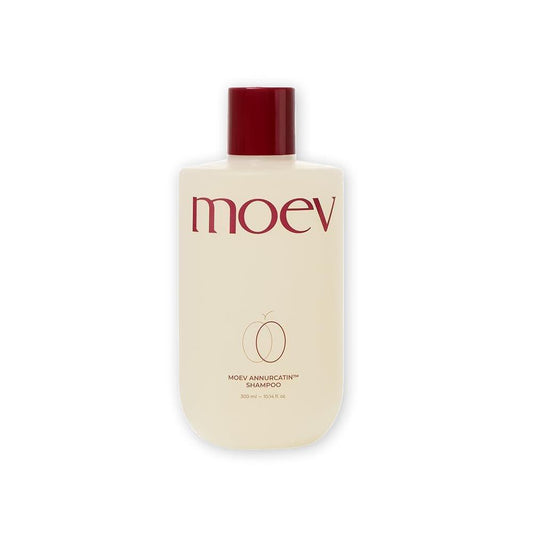 MOEV ANNURCATIN Shampoo | Koreanische Apfel-Haarpflege für Kraft und Volumen bei dünner werdendem Haar | Verleiht Auftrieb | Parabenfrei | Geeignet für alle Haartypen (300 ml, Apfel & Vanille)