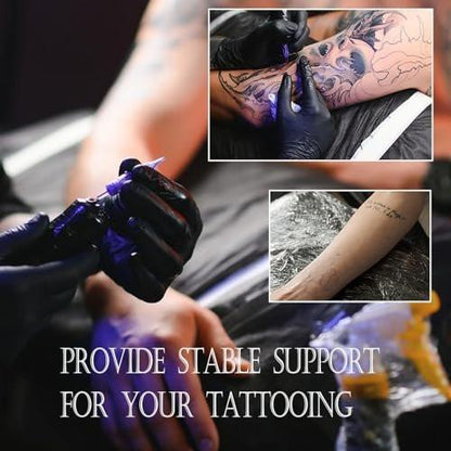 Gakonp XXL Tattoo Armständer - Höhen- und neigungsverstellbarer übergroßer Tattoo-Armständer mit Tintenhalter und Handschuhhalter für Künstler und Beautytische