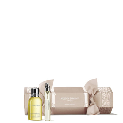 Molton Brown Orange & Bergamot Weihnachtscracker - Eau de Toilette 0,25 fl. oz. & Duschgel 1,7 fl. oz. Luxuriöses Duftpflege-Geschenkset