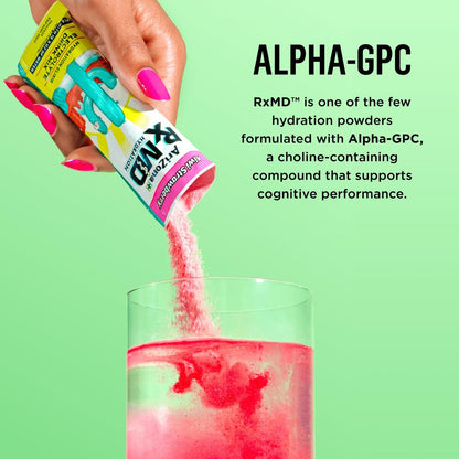 Arizona Rx MD Hydration Kiwi Strawberry - Getränkepulver - 920 mg Elektrolyte - 0,45 g Pulversticks (6er-Pack)