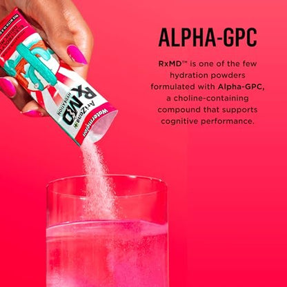 AriZona Rx MD Hydration Wassermelone - Getränkepulver - 920 mg Elektrolyte - 0,45 g Sticks (6er-Pack)