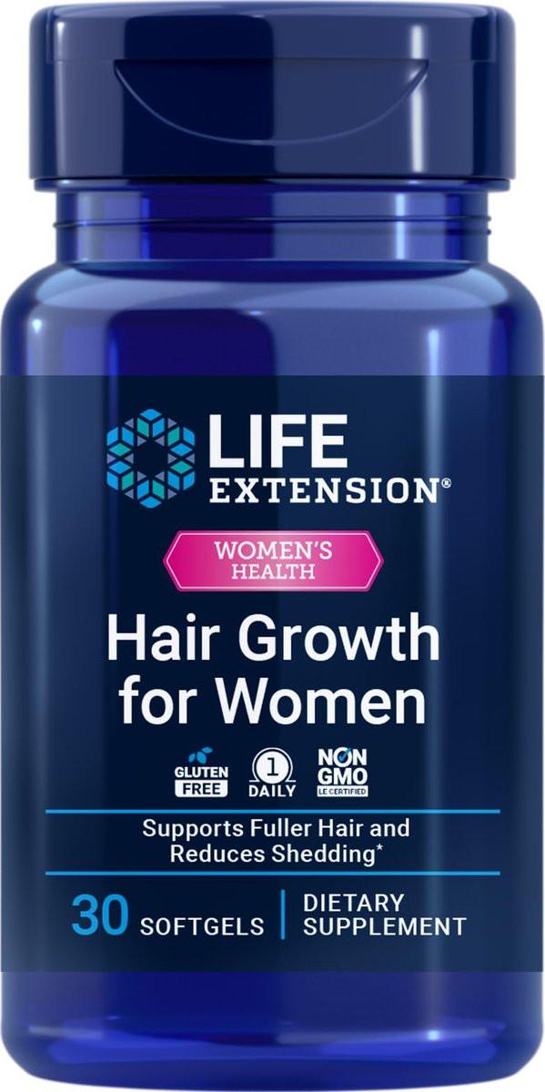 Life Extension Haarwachstum für Frauen – Nahrungsergänzungsmittel für Fülle und Dichte mit Ceramosides™ und VI-SPO®, 30 Softgels