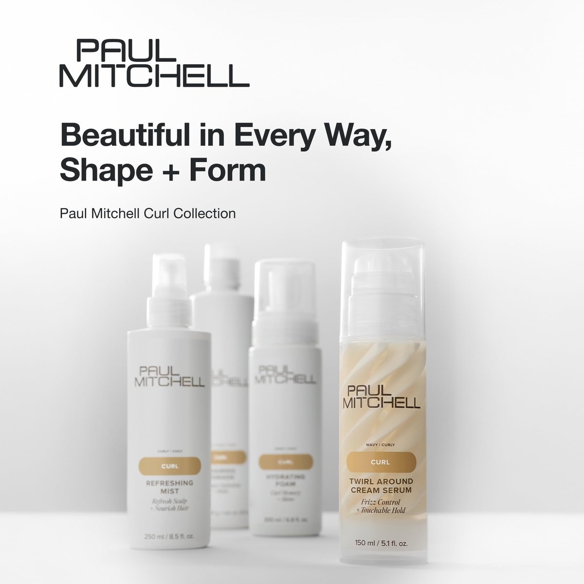 Paul Mitchell Round Trip Defining Serum – Flexibler Halt für lockiges & welliges Haar, 150 ml