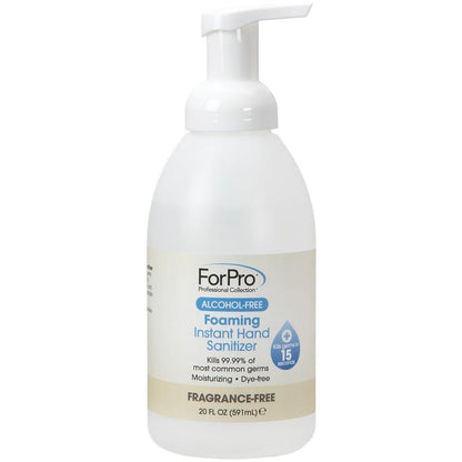 ForPro Professional Collection Alkoholfreier Schaum-Handdesinfektor, Feuchtigkeitsspendend, Farb- und Duftstofffrei, 591 ml