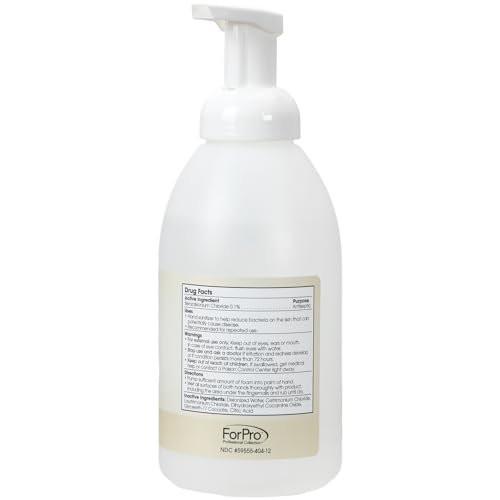 ForPro Professional Collection Alkoholfreier Schaum-Handdesinfektor, Feuchtigkeitsspendend, Farb- und Duftstofffrei, 591 ml
