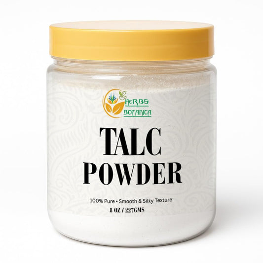 Herbs Botanica Talkumpuder für Damen und Herren 8 oz – Feiner Talkpuder für Körperfrische, DIY-Kosmetik, Körperpflege und Bastelarbeiten – Sanfte Textur & ohne Duft