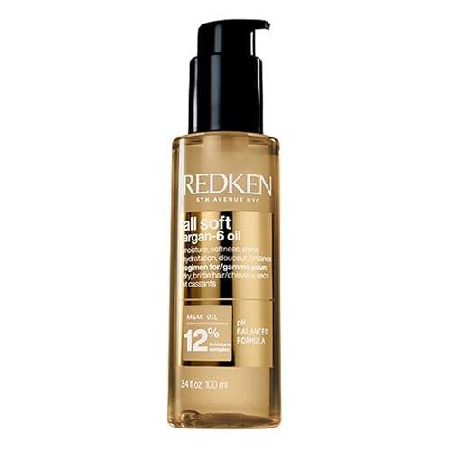 Redken All Soft Argan-6 Ölbehandlung für trockenes Haar – Tiefenpflege für weiches, glänzendes Haar mit Arganöl