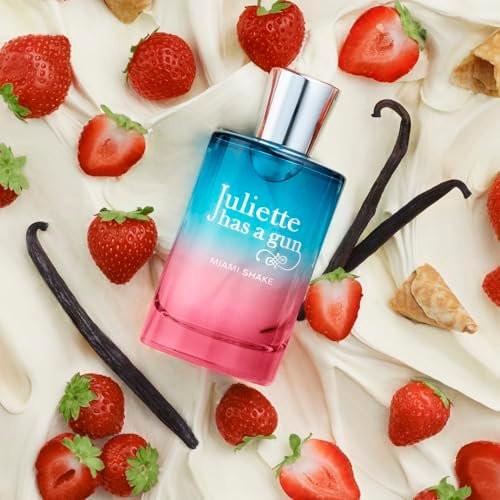 Juliette Has A Gun Miami Shake Eau de Parfum – Gourmand Fruchtig Vanille Parfüm für Frauen (Erdbeere, Eiscreme, Vanille Absolue)
