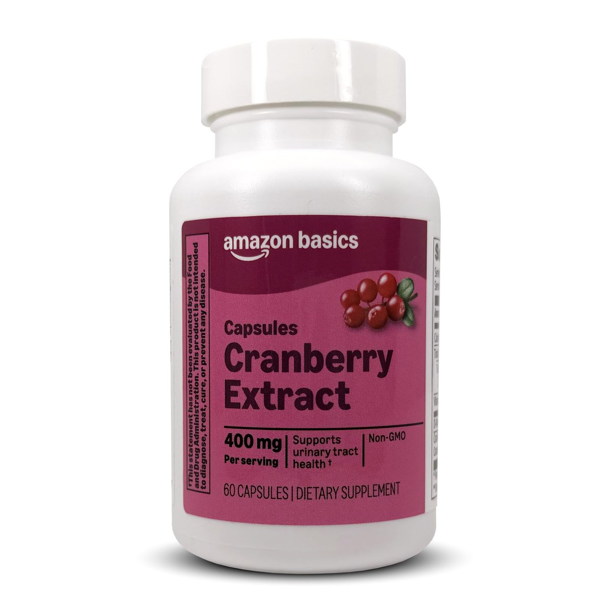 Cranberry-Extrakt Kapseln, 400 mg, 60 Stück – Hochdosiertes Nahrungsergänzungsmittel