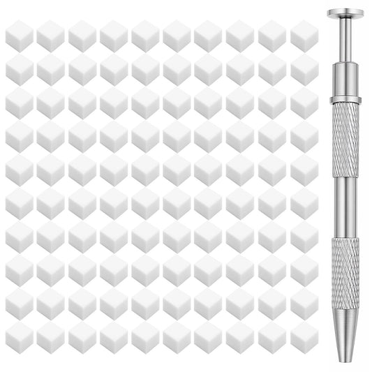 150-teiliges Nagelschwamm-Set für Ombre-Nagelkunst mit Greifstift – Gradienten-Nagelkunst-Werkzeugset mit Aufbewahrungsbox – DIY-Nageldesign-Zubehör für Salon und Zuhause