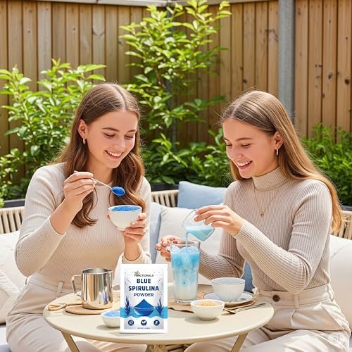 Biofunctionals Blaues Spirulina-Pulver 1 oz – natürliche blaue Lebensmittelfarbe, Phycocyanin-Extrakt, veganes Superfood für Smoothies, Backen und Energieriegel