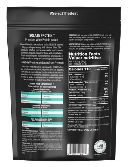 PEScience Isolate Whey Protein Pulver, Vanilla Cupcake, 5 Portionen, 100 % Molkenproteinisolat, Kohlenhydratarm, schnell absorbierender Post-Workout-Shake für Männer und Frauen