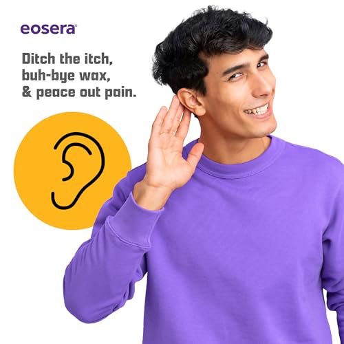eosera Ear Wax MD Reinigungsset – Schnell wirkende Ohrenschmalz-Auflösetropfen & Spritze – Arztempfohlen, klinisch geprüft – Wirkt in 15 Minuten – 10 Einheiten