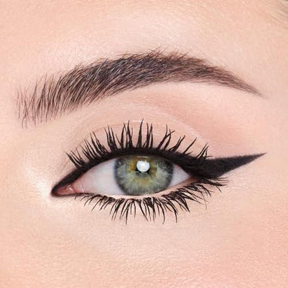 Charlotte Tilbury Exagger-Eyes Eyeliner Duo – Dual-Ended, wasserfest & langanhaltend – Metallic Champagne & Matt Schwarz