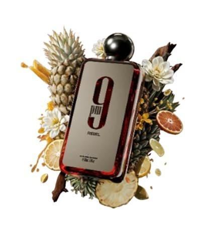 Afnan 9 PM Rebel Eau de Parfum Unisex, 100 ml