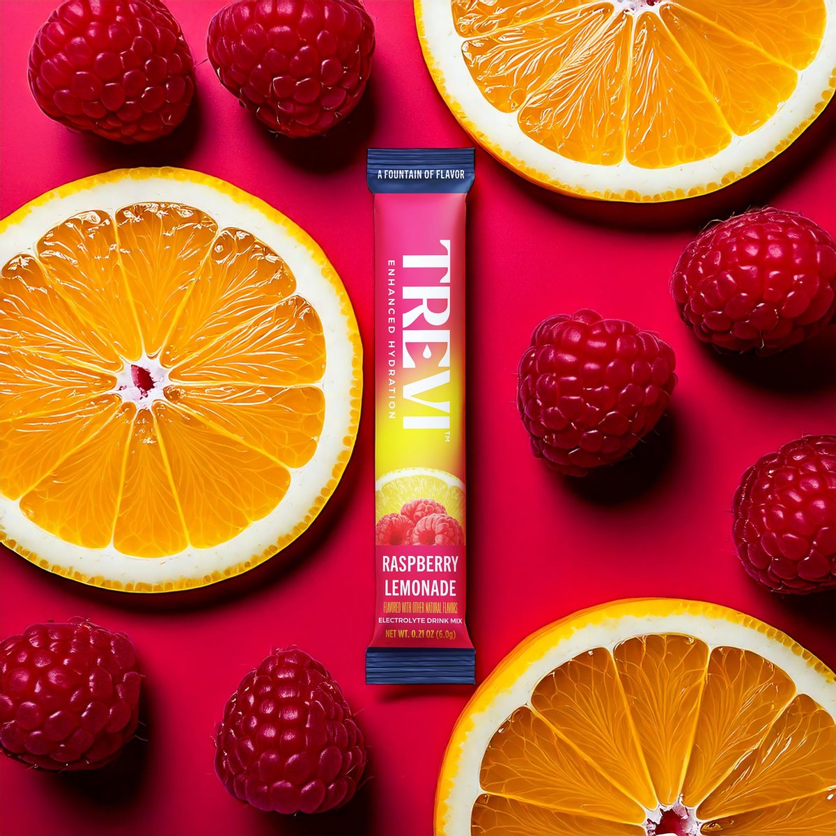 TREVI™ Everyday Sugar Free Electrolytes - Trinkmischung Hydration Pulverpackungen - 28 Stück - Himbeer-Zitronen-Limonade