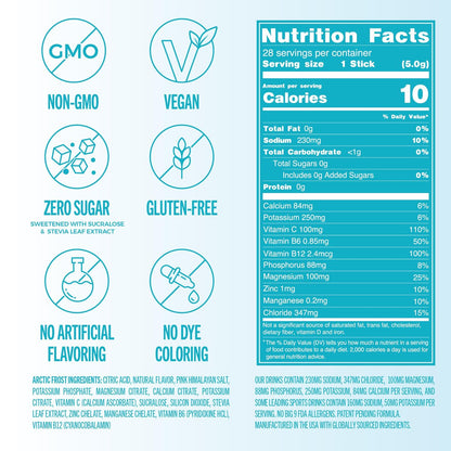 TREVI™ Everyday Sugar Free Electrolytes - Hydrationspulver für Getränke - 28 Portionen - Arctic Frost