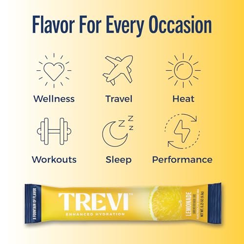 TREVI™ Everyday Sugar Free Electrolytes - Hydration Pulver-Päckchen - 28 Portionen - Zitronenlimonade Sortenpaket