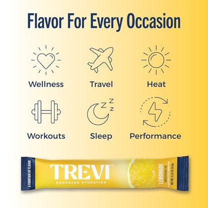 TREVI™ Everyday Sugar Free Electrolytes - Hydration Pulver-Päckchen - 28 Portionen - Zitronenlimonade Sortenpaket
