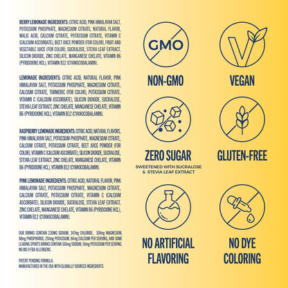 TREVI™ Everyday Sugar Free Electrolytes - Hydration Pulver-Päckchen - 28 Portionen - Zitronenlimonade Sortenpaket