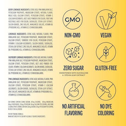 TREVI™ Everyday Sugar Free Electrolytes - Hydration Pulver-Päckchen - 28 Portionen - Zitronenlimonade Sortenpaket