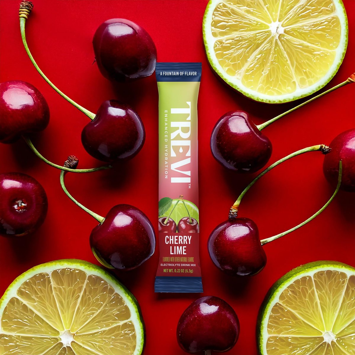 TREVI™ Everyday Sugar Free Electrolytes - Trinkmischung für Hydration - 28 Portionen - Kirsche Limette