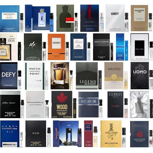 Tradeberry High End Random Selection Designer Fragrance Cologne Sampler Set für Männer – 10 Probefläschchen