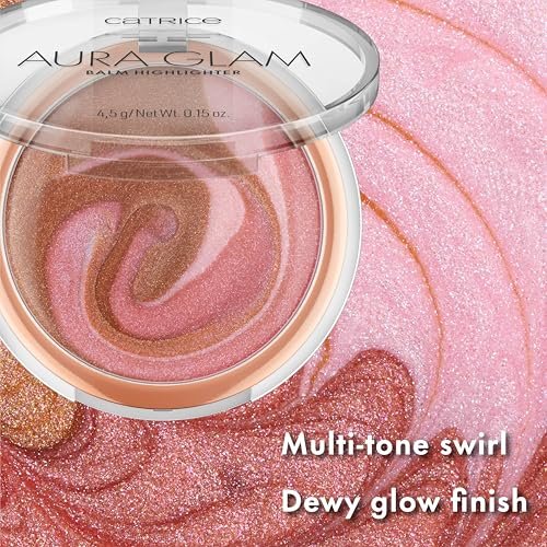 Catrice Aura Glam Highlighter Balm – Cremiger, leichter Luminizer für aufbaubaren Glanz | Rosiges Pink & Warmes Bronze | Vegan & Tierversuchsfrei