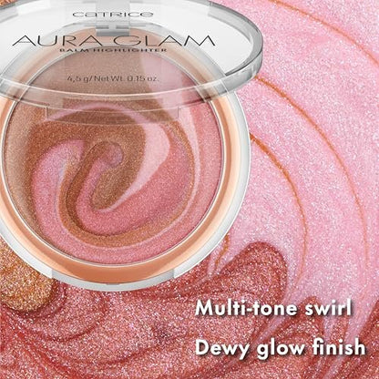 Catrice Aura Glam Highlighter Balm – Cremiger, leichter Luminizer für aufbaubaren Glanz | Rosiges Pink & Warmes Bronze | Vegan & Tierversuchsfrei