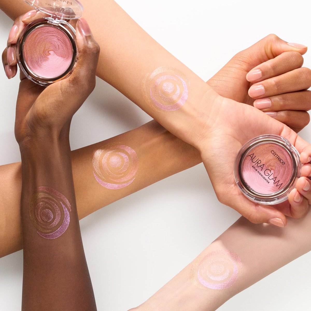 Catrice Aura Glam Highlighter Balm – Cremiger, leichter Luminizer für aufbaubaren Glanz | Rosiges Pink & Warmes Bronze | Vegan & Tierversuchsfrei