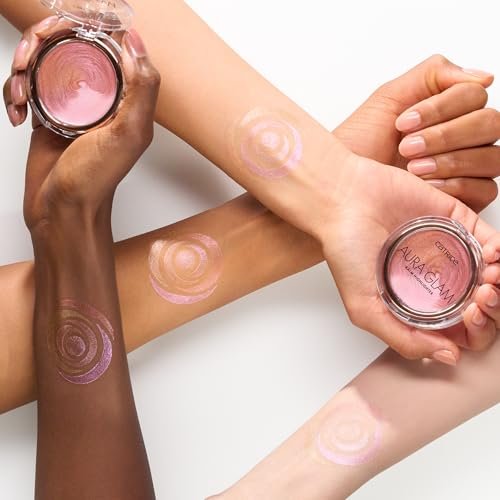 Catrice Aura Glam Highlighter Balm – Cremiger, leichter Luminizer für aufbaubaren Glanz | Rosiges Pink & Warmes Bronze | Vegan & Tierversuchsfrei