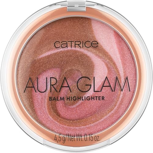 Catrice Aura Glam Highlighter Balm – Cremiger, leichter Luminizer für aufbaubaren Glanz | Rosiges Pink & Warmes Bronze | Vegan & Tierversuchsfrei