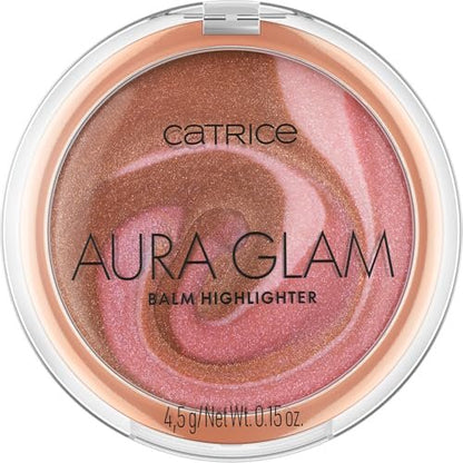 Catrice Aura Glam Highlighter Balm – Cremiger, leichter Luminizer für aufbaubaren Glanz | Rosiges Pink & Warmes Bronze | Vegan & Tierversuchsfrei