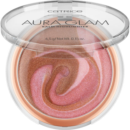 Catrice Aura Glam Highlighter Balm – Cremiger, leichter Luminizer für aufbaubaren Glanz | Rosiges Pink & Warmes Bronze | Vegan & Tierversuchsfrei
