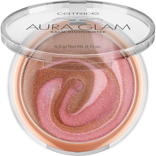 Catrice Aura Glam Highlighter Balm – Cremiger, leichter Luminizer für aufbaubaren Glanz | Rosiges Pink & Warmes Bronze | Vegan & Tierversuchsfrei